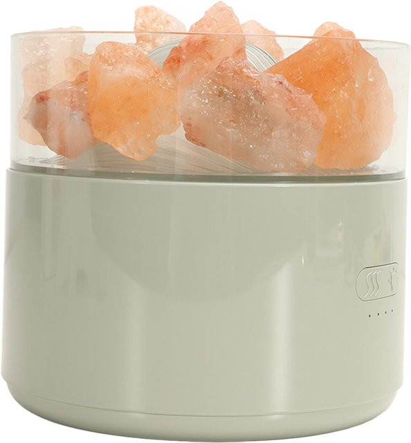 DIYelecs Aroma Diffusor und Luftbefeuchter mit Kristallsalzlicht in Grün, 200 ml - Bild 1
