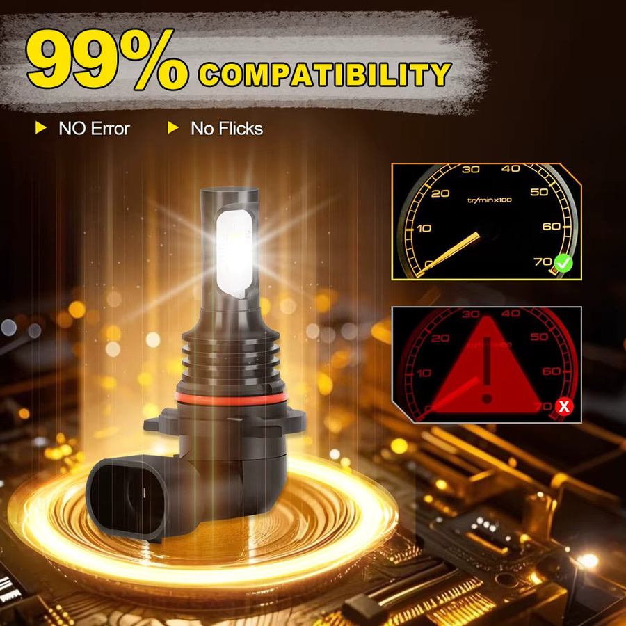 ChicYoo LED Nebelscheinwerfer Set für Opel Insignia A, 6000K Anti-Glare, Schwarz, 2 Stück - Bild 3