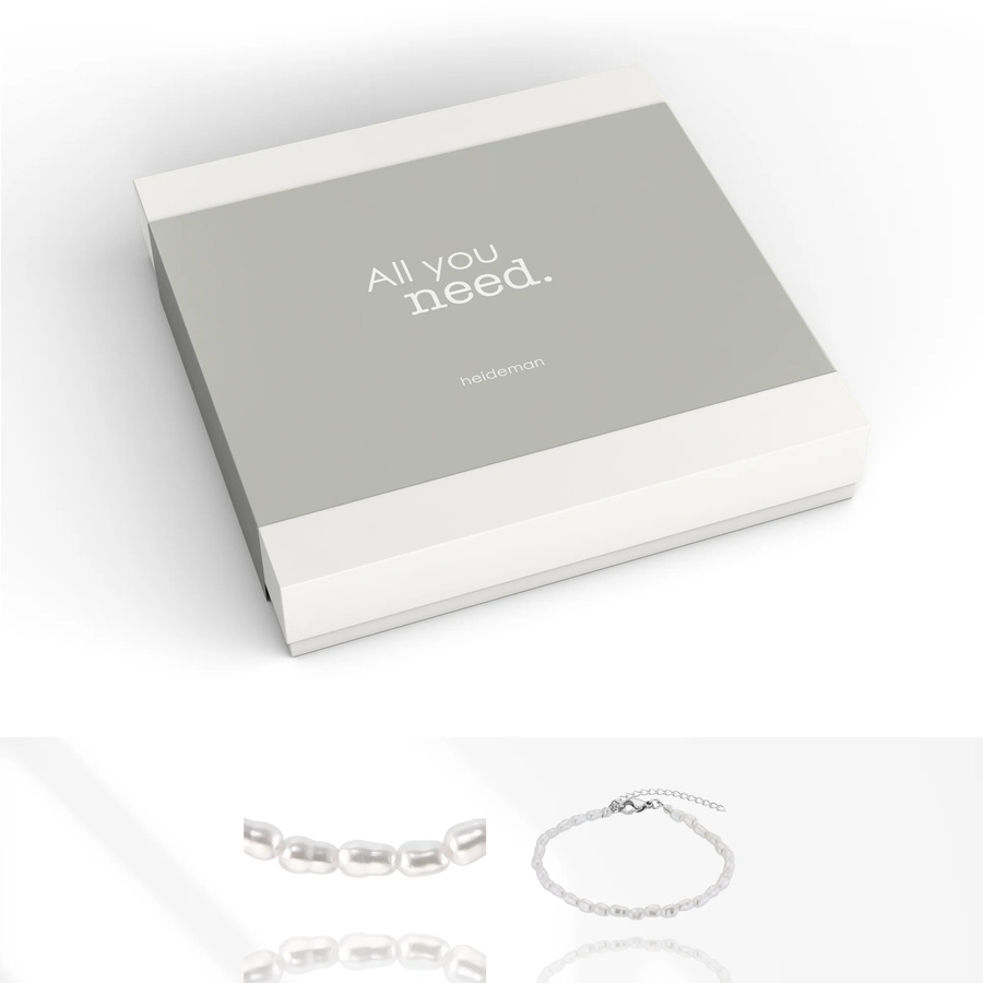 Heideman Geschenkbox Perle, Silber, Unisex - Bild 1