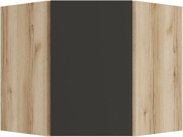 Optifit Küchen-Eckoberschrank Noah420 in Anthrazit Wildeiche, B: 60 cm, T: 57,6 cm, H: 34,6 cm - Bild 1