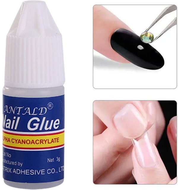 UV-Nagelkleber für künstliche Nägel, schnell trocknend, Unisex - Bild 1