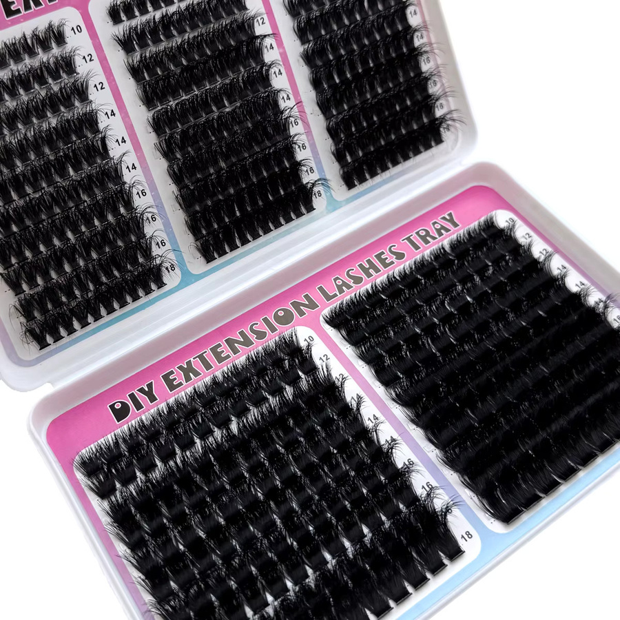 UMIRYAO Künstliche Nerzwimpern, 530 Stück, 60D-200D, 0,07 mm, 10-18 mm, Unisex - Bild 3