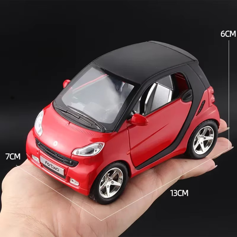 KaKBeir Benz SMART Modell Auto 1:32 Metall Legierung mit Licht und Sound - Bild 2