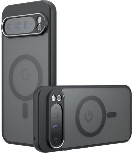 Techsuit MagSafe-Hülle für Google Pixel 9 Pro XL in PureFrost Satin Schwarz - Bild 1