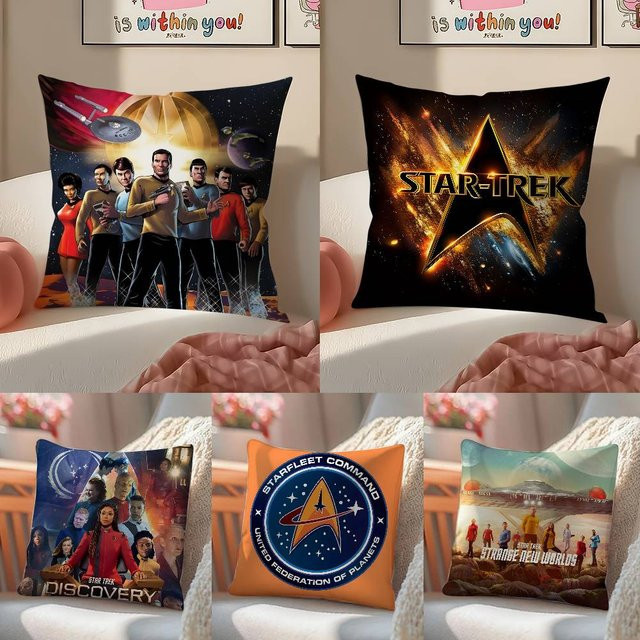 Fiction Entertainment Star Trek Kissenbezug aus Seide, Multicolour, B/B: 30 x 30 cm - Bild 1