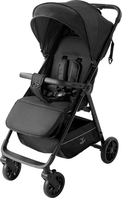 Magic ZC Reisebuggy Faltbarer Kinderwagen in Schwarz für Neugeborene und Kleinkinder mit Stoßdämpfer und drehbaren Vorderrädern - Bild 1