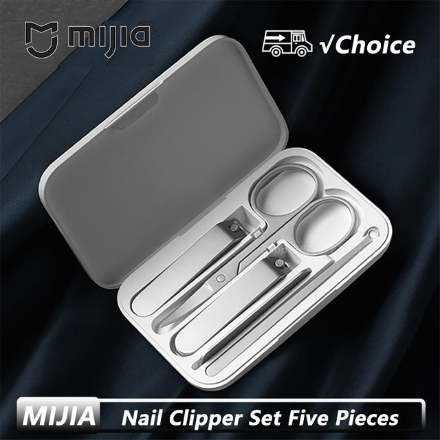 Mijia Maniküre-Nagelknipser-Set, Edelstahl, Silber, Unisex - Bild 1
