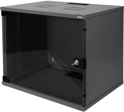 Digitus SOHO 19 Zoll Wandgehäuse Schwarz RAL 9005 B/T/H: 540 x 400 x 460 mm 9 HE - Bild 1