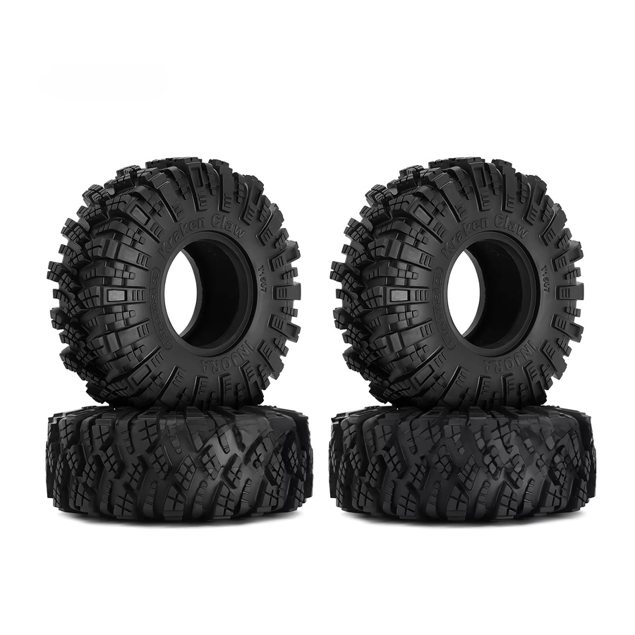 INJORA Kraken Claw 1,55" Mud Terrain Wheel Reifen für RC Crawler Car - Bild 1