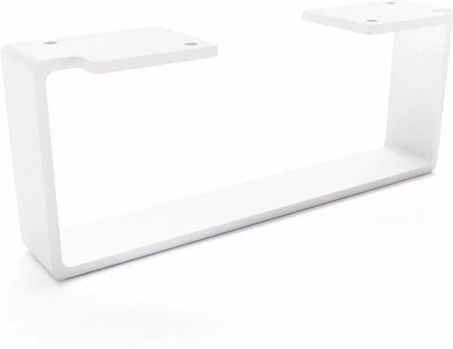 HEVVA Möbelbein LUXEMBURG in Weiß, Höhe: 10 cm, Tiefe: 25 cm - Bild 1