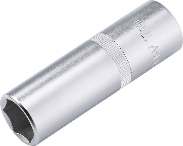 LUX-TOOLS Stecknuss 17 mm aus Chrom-Vanadium in Silber - Bild 1