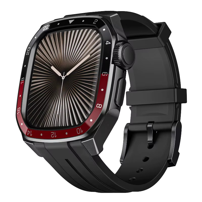 Apple Watch Armband, Silikon, black, Unisex, 46 mm - Bild 2