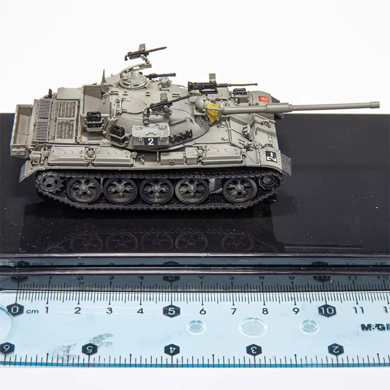 WELLY Israel TIRAN 5 Mittelschwerer Panzer T55, Simulationsmodell, 1/72 Maßstab, Harz - Bild 3