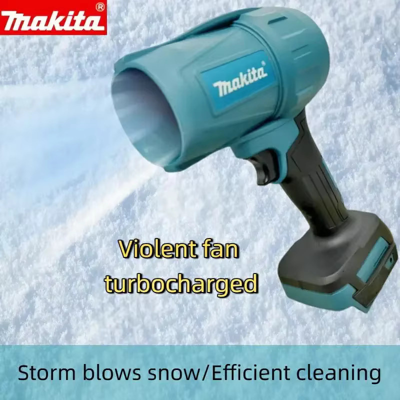 Makita Akku-Auto-Reinigungsgerät Blau mit Licht, 18V elektrischer Luftstaubsauger und 30000RPM Hochleistungs-Gebläse Turbo-Jet-Lüfter - Bild 3