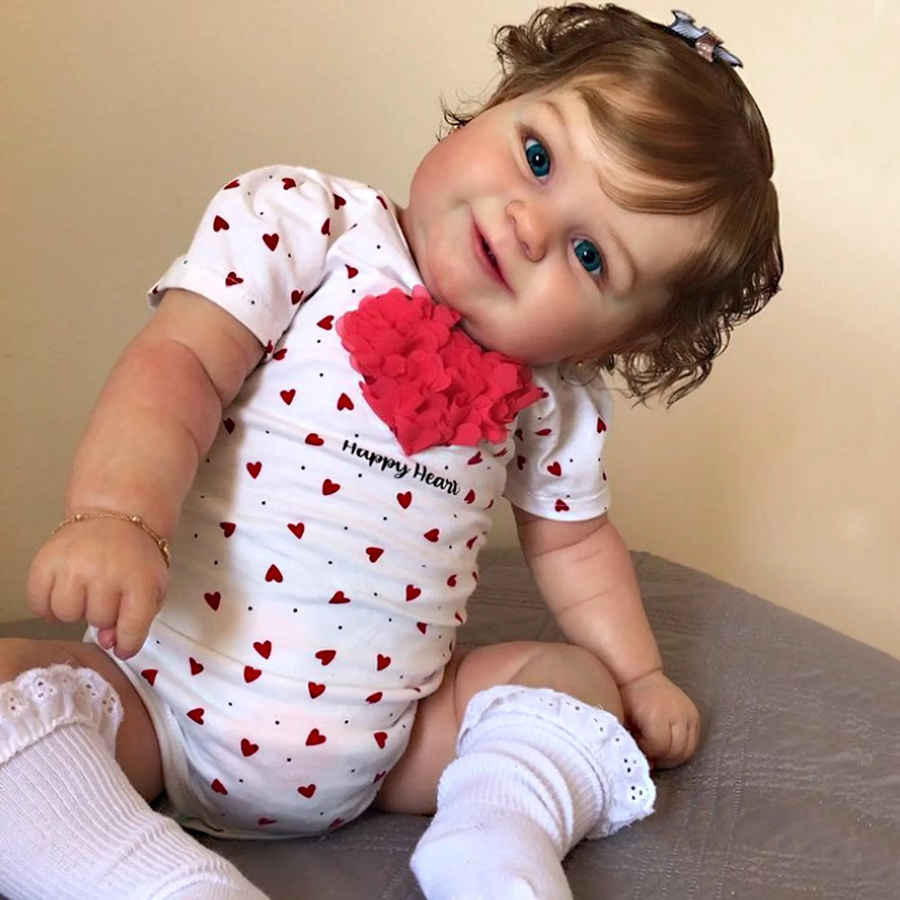 OtardDolls Maddie Reborn-Puppe, 18-Zoll-Ganzkörper-Silikon-Babypuppe, bunt - Bild 5