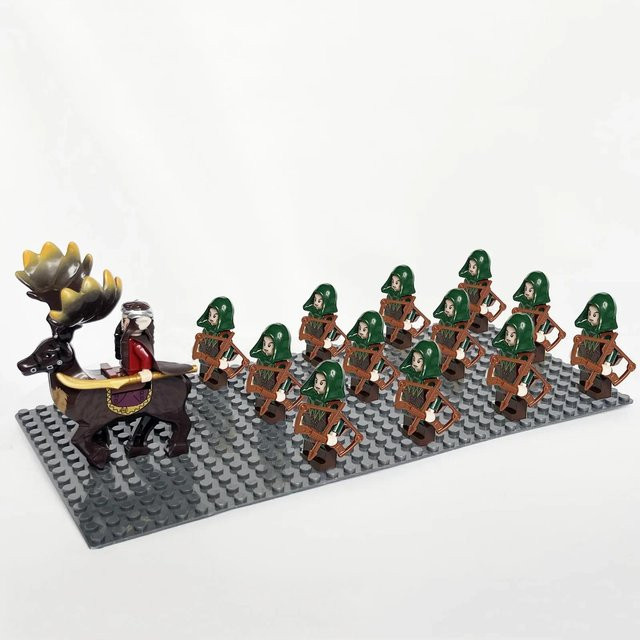 Der Herr der Ringe Burg Ritter Rohan Azog Orks Minifigur Baustein 13-teiliges Set - Bild 1