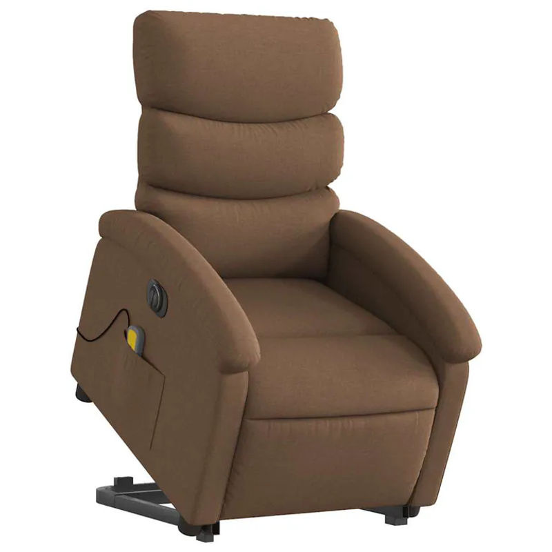 Vidaxl Elektrischer Massagesessel mit Aufstehhilfe in Braun - Bild 6