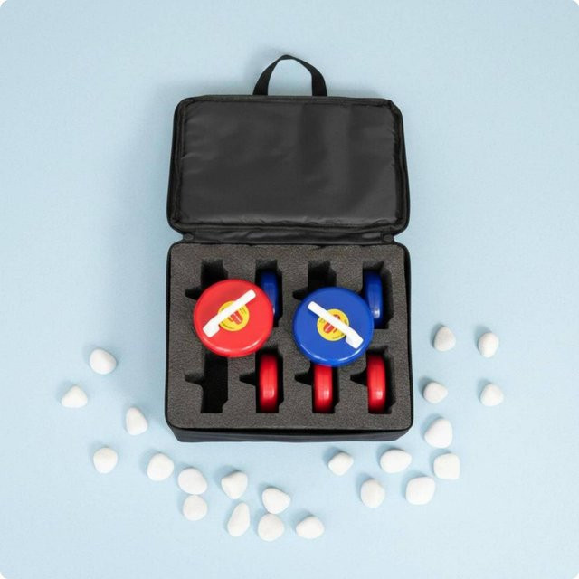 Binchi Landcurling Stein Trainingsnutzung, 4-teiliges Set, Kunststoff, Bunt / Mehrfarbig - Bild 1