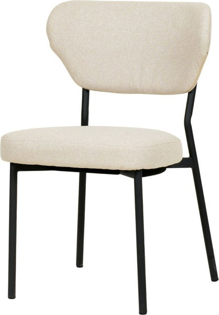 Feros Stapelstuhl Duko mit Stoffbezug in Beige, 2er Pack, B/T/H: 52 x 54 x 82 cm - Bild 1