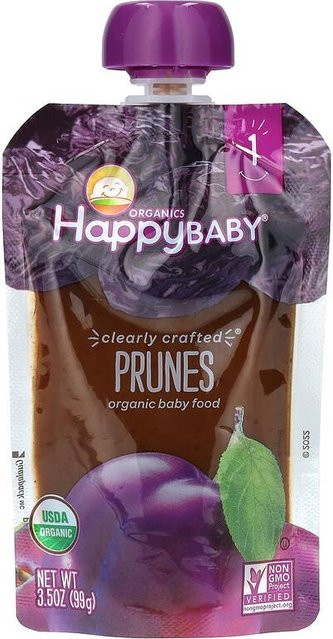 Happy Baby Bio-Babynahrung Pflaumen Stufe 1 99 g - Bild 1