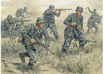 Italeri German Infantry WW II, Soldaten, 1:72 - Bild 1