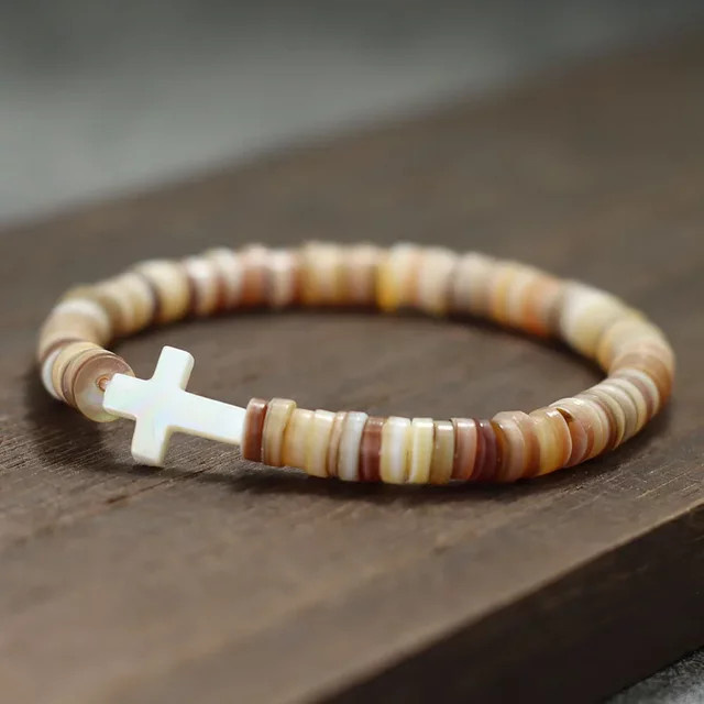 Noter Armband, Shell, Perle, Bunt, Unisex - Bild 1
