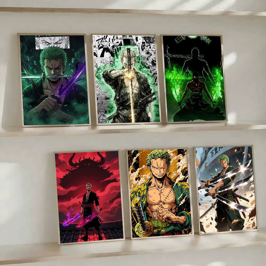 One Piece Zoro Dark King Poster von Bandai, wasserfestes Wandposter in Mehrfarben, rechteckig - Bild 5