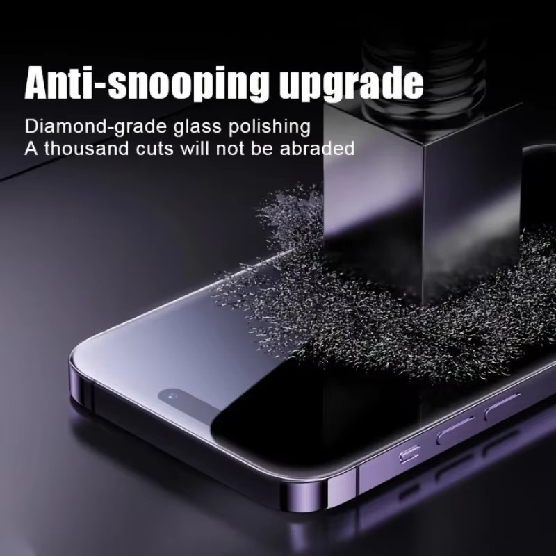 SnakeGlass 5er Pack Sichtschutz Panzerglas Displayschutzfolie für iPhone 11 bis iPhone 17 Pro Max, transparent - Bild 6