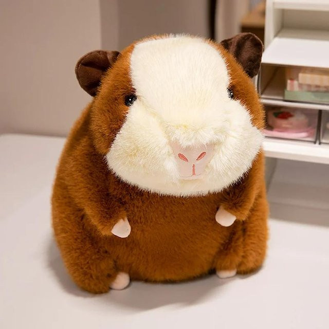 Kidsly Meerschweinchen Plüschtier Puppe, kaffeebraun - Bild 1