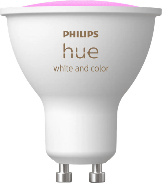 Philips Hue White and Color Ambiance LED GU10 Smart Bulb mit Bluetooth und RGB-Funktion - Bild 1