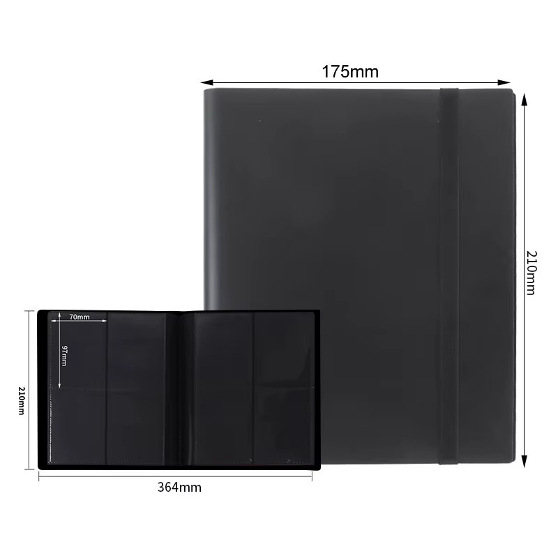 Bandai Kartenalbum, 160/360 Karten, Schwarz, Sport - Bild 3