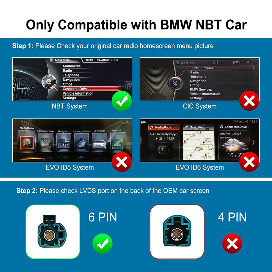 ANYFAR Kabelloser CarPlay und Android Auto Decoder in Schwarz für BMW NBT CIC EVO und MINI Modelle - Bild 4