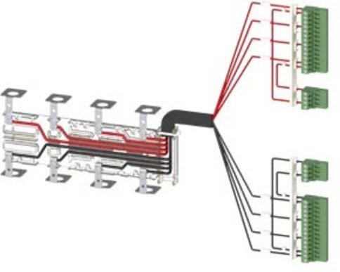 Siemens Spannungsversorgungskabel 4polig 3KC98311 in Multicolor - Bild 1