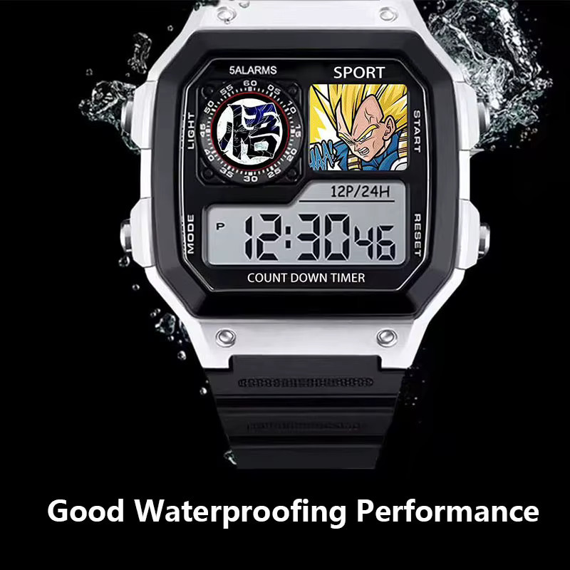 Bandai Armbanduhr, Digitaluhr, Kunststoff, Schwarz, Kinder - Bild 1