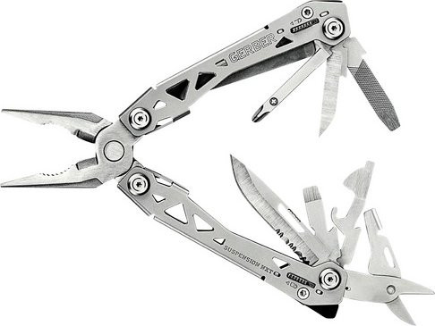 Gerber Suspension NXT Multitool in Grau mit 15 Werkzeugen und Clip - Bild 1