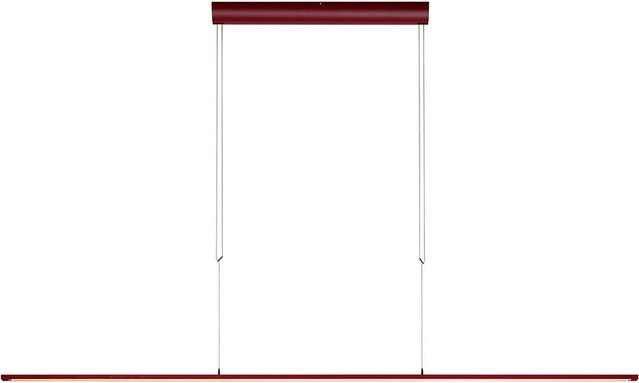 Oligo Lisgo Sky Straight Max LED-Pendelleuchte in Rot Matt mit dimmbarer Warmweiß Lichtfarbe (2700K) - Bild 1