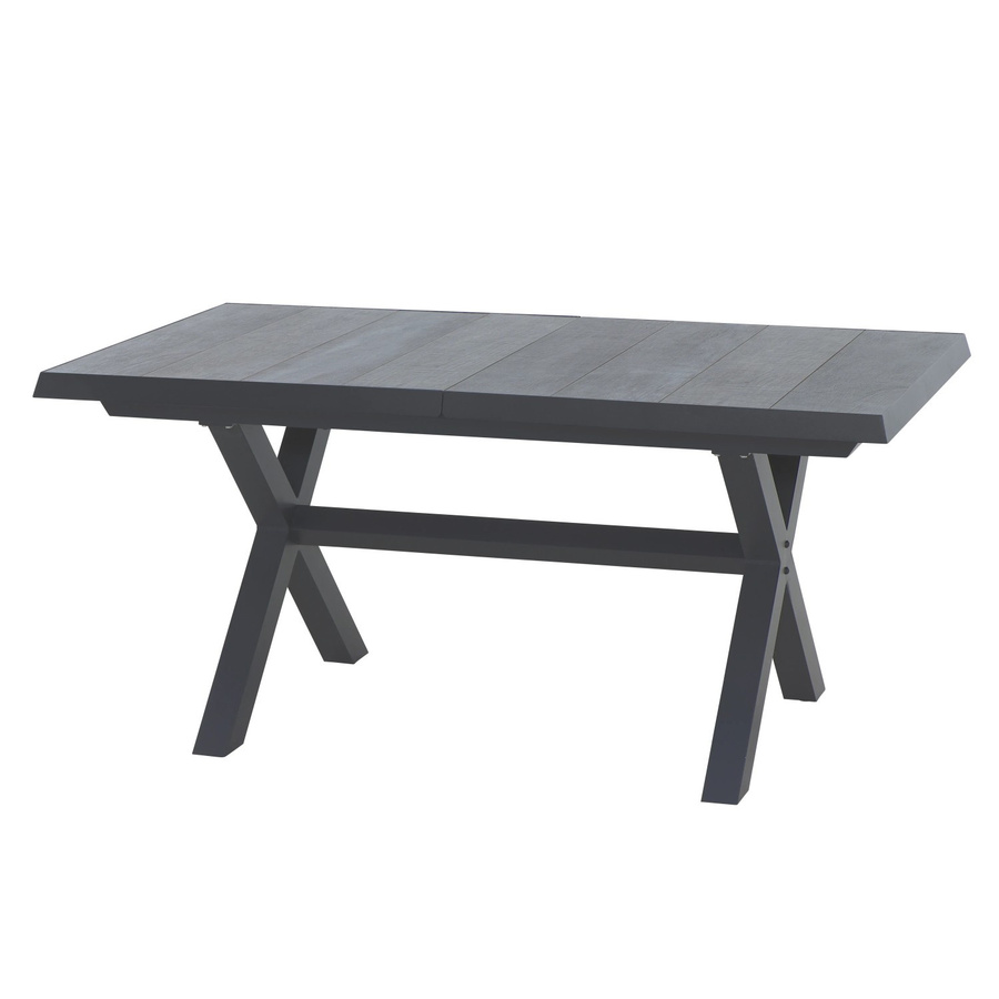 Siena Garden Gartentisch ausziehbar aus Keramik und Aluminium in Wood Grey, rechteckig - Bild 2