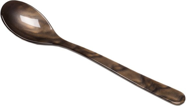 G.F. Heim Söhne Müslilöffel aus Acrylglas in Schoko Braun mit Perlmutt Optik - Bild 1