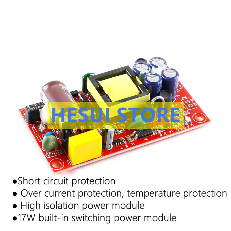 SM-DLK17A Schaltnetzteilmodul mit eingebautem AC-DC Zweikanal-Isolierung 5V+12V/24V 17W in Multicolour - Bild 1