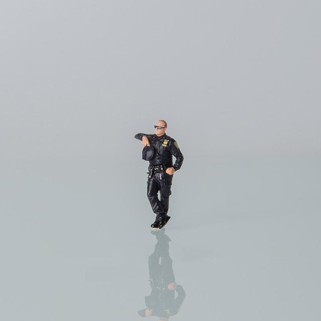 Kicarmod Nypd New Yorker Polizei Serie Harz, Miniatur Szene Figur, Modell, ab 14 Jahren - Bild 1