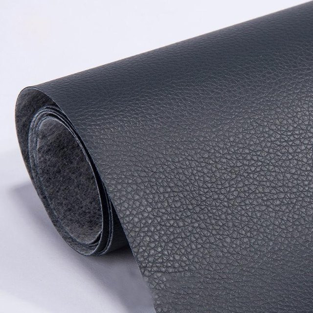 Selbstklebendes Leder-Reparaturband von Charming Homem in Schwarz, wasserdichter PU-Lederflicken für Sofa, Autositz und Möbel, B x H: 200 x 137 cm - Bild 1