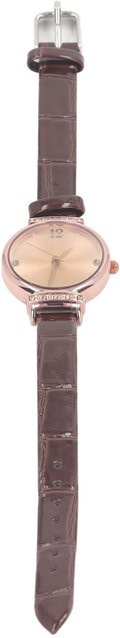 Fishine Armbanduhr, Quarz, Leder, Roségold, Damen - Bild 1