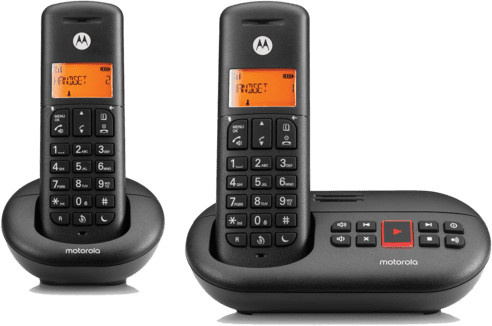 Motorola E212 Duo Schnurloses Telefon in Schwarz - Bild 1
