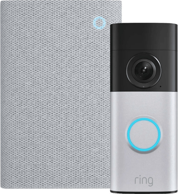 Ring Kabelgebundene Videotürklingel Plus mit Chime Plus in Silber - Bild 1