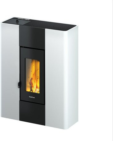 Freepoint Pelletofen Roxy WiFi-fähig in Weiß mit 7 kW Leistung - Bild 3