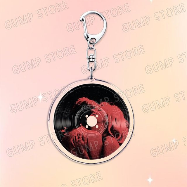 CHIC STUDIO Schlüsselanhänger Musik-CD, black, Unisex - Bild 1