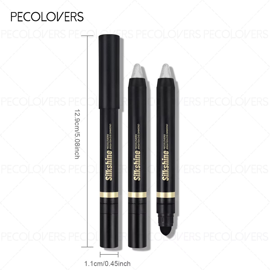 Dual-Ended-Lidschattenstift, grün, matt - Bild 3