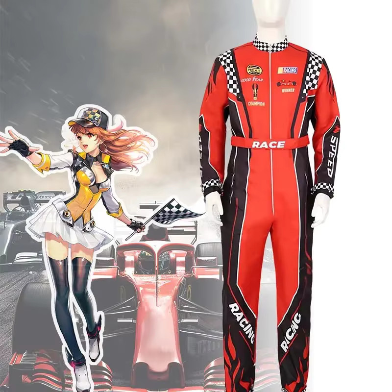 ZOBOTT Racer Cosplay Kostüm, Rot, Jungen - Bild 4