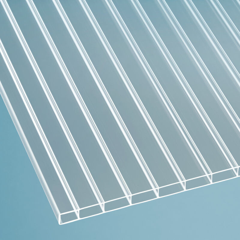 Scobalit Doppelstegplatte aus Acrylglas, transparent, Stärke: 16 mm, Breite: 120 cm - Bild 1