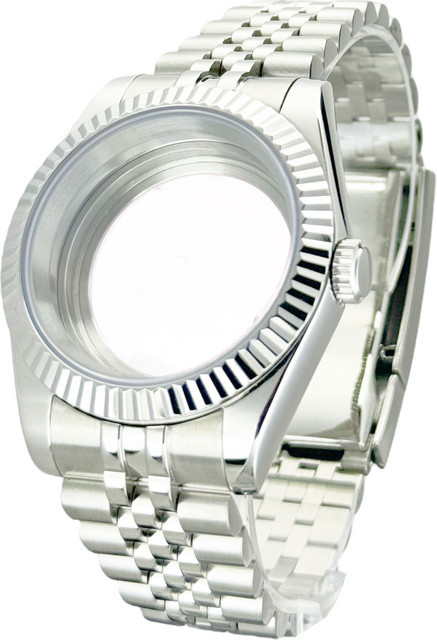 GRAYSS Uhrengehäuse Edelstahl, Silber, 36/39 mm, Herren - Bild 1